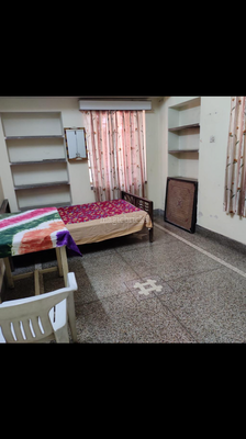 Bed in a 2 Bhk apartment Bani Park - Girls hostel in Jaipur