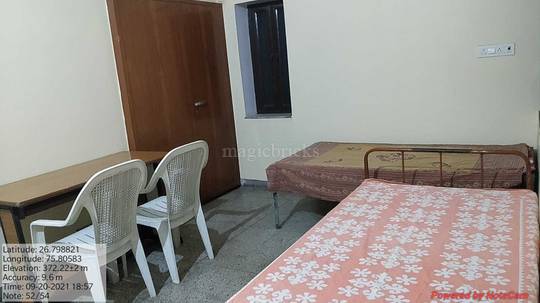 Bed in a 2 Bhk apartment Pratap Nagar - Girls hostel in Jaipur