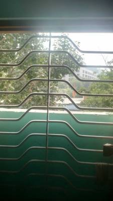 Single Room in a 1 Bhk apartment Raja Park - Balcony view